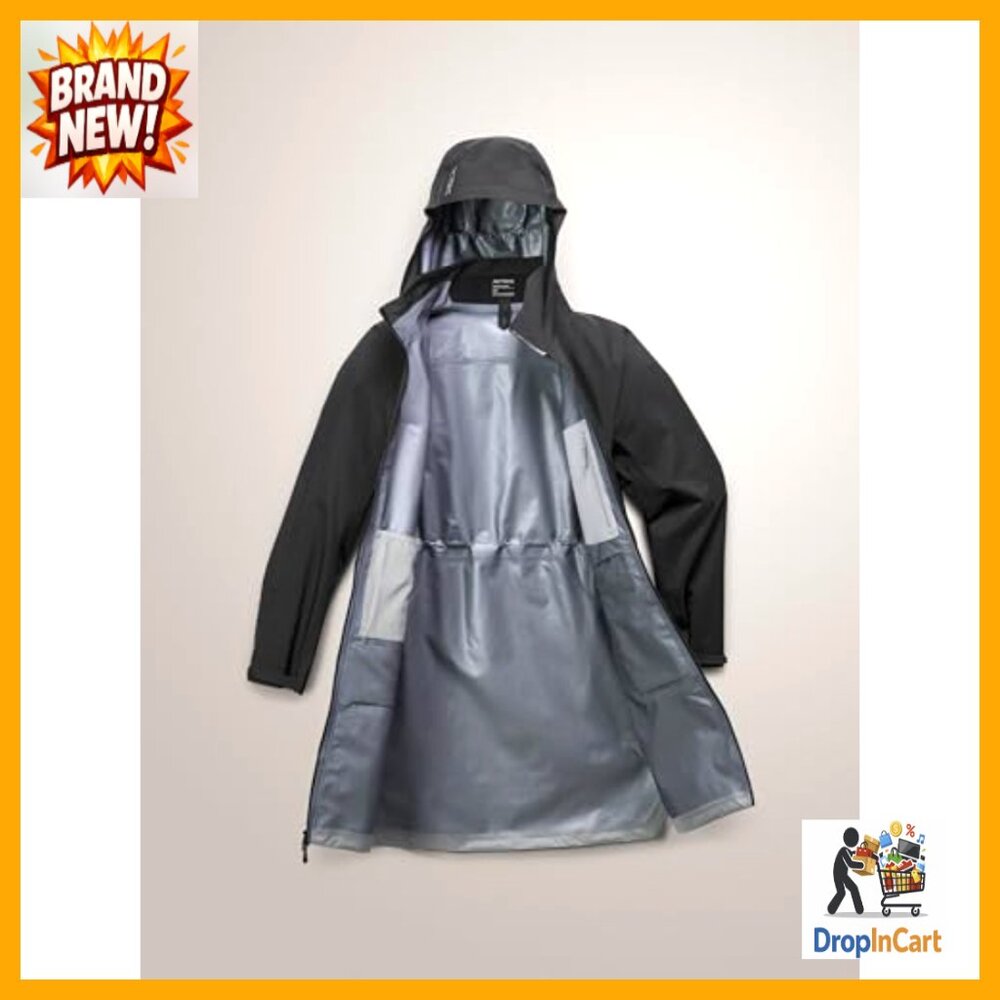 Thigh-Length Performance Hardshell Coat Waterproo… - image 2